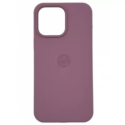 Чехол для iPhone 14 Pro Max App Silicone (with logo 360) (Черничный(62))
