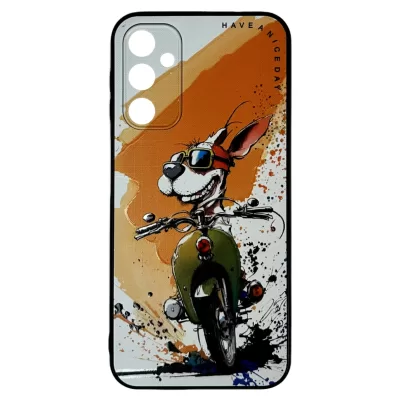 Чехол для Samsung A24 4G Boter Case (Dog on a moped)