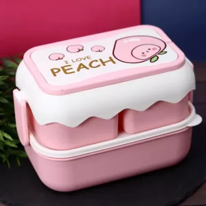 Ланчбокс «I love Peach», pink