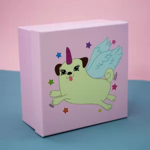 Подарочная коробка «Mopscorn», 17*17*8