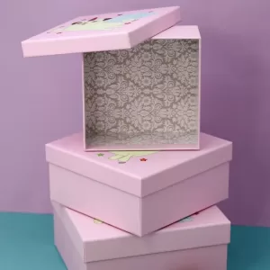 Подарочная коробка «Mopscorn», 17*17*8