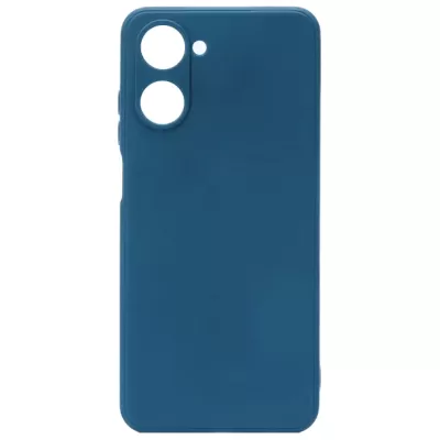 Чехол Realme 10 Silicone Case Logo (Темно-Синий(8))