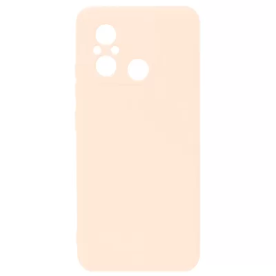 Чехол Redmi 12C/Poco C55 Silicone Case Logo (Пудра(18))