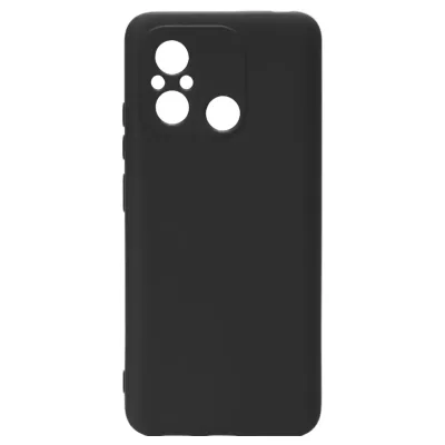 Чехол Redmi 12C/Poco C55 Silicone Case Logo (Черный(3))