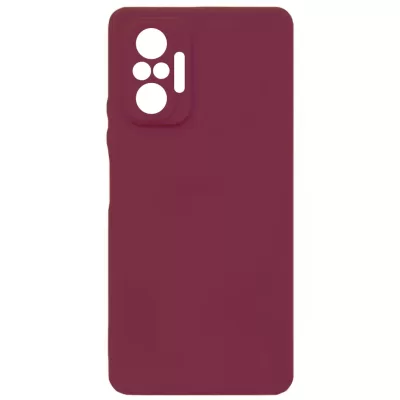 Чехол Redmi Note 10 Pro Silicone Case Logo (Винный(23))
