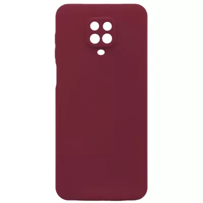 Чехол Redmi Note 9 Pro9S Silicone Case Logo (Винный(23))