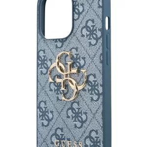 Чехол для iPhone 12 Pro Max GS Big Metal Logo (Blue)