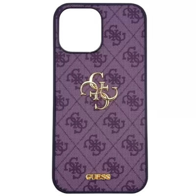 Чехол для iPhone 12 Pro Max GS Big Metal Logo (Purple)