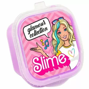 "Slime", Glamour collection, сиреневый с шариками 60г