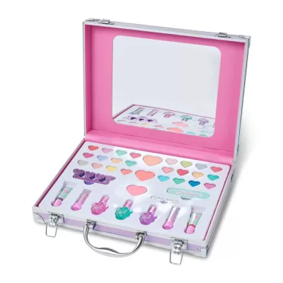 Martinelia, Большой кейс с косметикой Русалочка24 оттенка теней, 3 лака для ногтей, 2 губныепомады