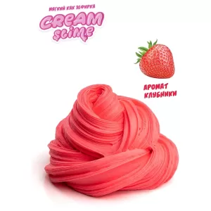Игрушка ТМ "Slime" Cream-Slime с ароматом клубники, 250 г