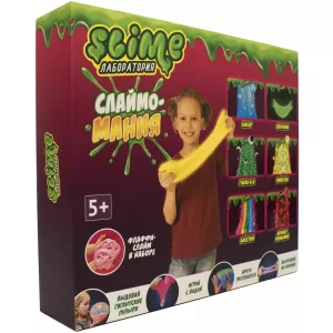 Игрушка ТМ "Slime" Большой набор для девочек "Лаборатория", 300 гр.