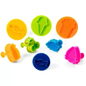 Игрушка в наборе ТМ "Волшебный песок", в комплекте с формочками 8 шт, песочный, 2 кг