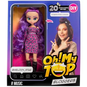 Игрушка в наборе для детей старше 3-х лет: кукла и аксессуары DIY Oh!My Top Music