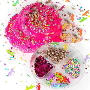 Игрушка в наборе из пластичных масс ТМ Slimer "Единорог" 250 мл