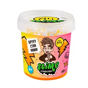 Игрушка для детей ТМ «Slime» Crunch-slime, оранжевый, 110 г. Влад А4