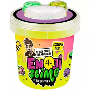Игрушка для детей ТМ «Slime» Emoji-slime, желтый, 110 г. Влад А4
