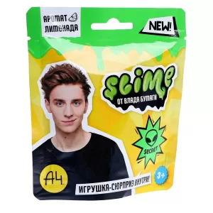Игрушка для детей ТМ «Slime», зеленый, 80 г. Влад А4