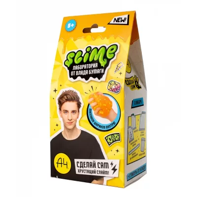 Игрушка для детей старше 5-и лет модели "Slime лаборатория" Влад А4, Crunch slime 100 г