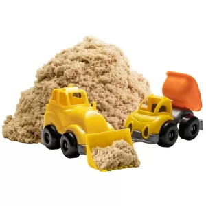 Игрушки в наборе ТМ "Волшебный песок", "Стройка", песочный, 1 кг