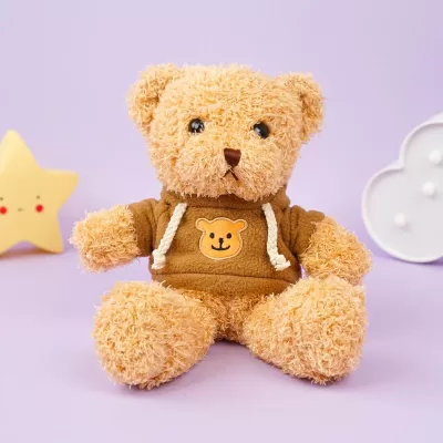 Мягкая игрушка "Милый медвежонок" коричневый, 30см