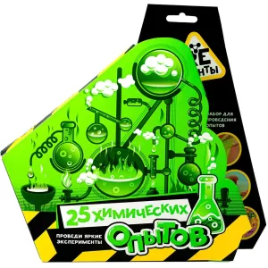 Научно-познавательный набор "25 химических опытов", модели "RE-агенты"