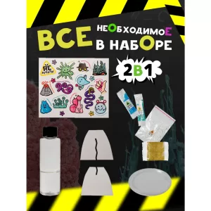 Научно-познавательный набор "Сияющий риф и Химический сад", модели "Re-Агенты"