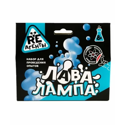 Игрушка: Научно-познавательный набор "Лава-лампа", синий модели Re-агенты
