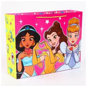 Пакет ламинат горизонтальный, Принцессы, 50 х 40 х 15 7425200