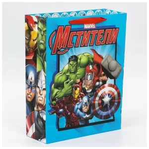 Пакет подарочный, Мстители, 31х40х11,5 см 7153506