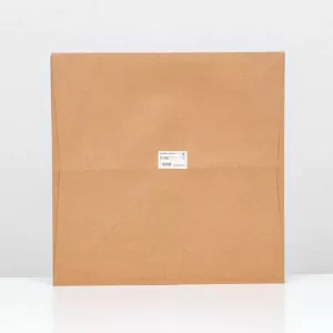 Пакет подарочный, крафт, с окном, 40 х 40 х 40 см