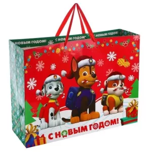 Пакет подарочный ламинированный «С Новым годом!», , 61 х 46 х 20 см