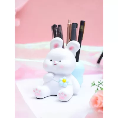 Подставка для канцелярских принадлежностей «Flower bunny», white
