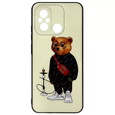Чехол Redmi 12C/Poco C55 Boter Case (Bear Gucci)