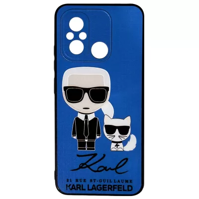Чехол Redmi 12C/Poco C55 Boter Case (Karl Blue)