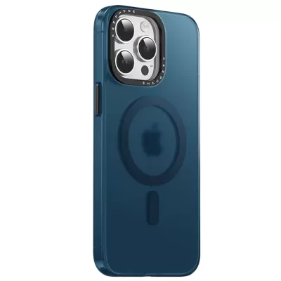 Чехол iP 15 Pro Magvira MageSafe (Blue)