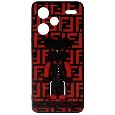 Чехол для Redmi Note 13 Pro Pius 5G Boter Case (Bear Fendi)
