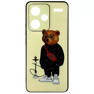 Чехол для Redmi Note 13 Pro Pius 5G Boter Case (Bear Gucci)