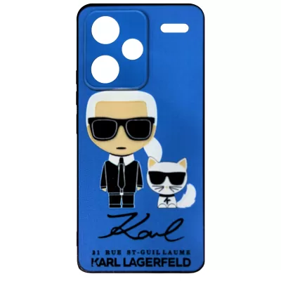 Чехол для Redmi Note 13 Pro Pius 5G Boter Case (Karl Blue)