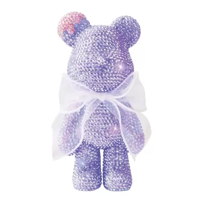 Алмазная мозайка "Мишка Шайни"(фиолетовый)