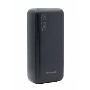 Внешний АКБ Borofone 30000mAh BJ38B, 2хUSB, 1xType-C, PD 20W+QC3.0, черный