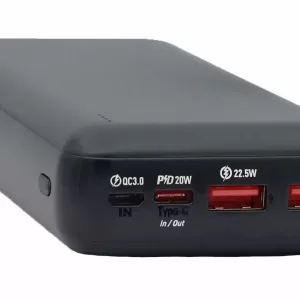 Внешний АКБ Borofone 30000mAh BJ38B, 2хUSB, 1xType-C, PD 20W+QC3.0, черный