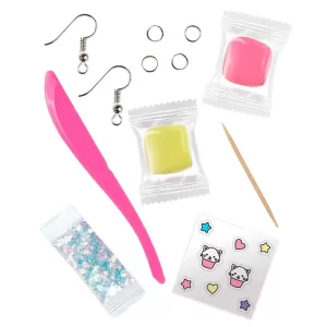 Игрушка для детей старше 5 лет для изготовления фигурок модели "Be TrenDIY" Cold clay, Серьги