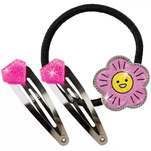 Игрушка для детей старше 5 лет по изготовлению фигурок модели "Be TrenDIY", Резинка и заколки серебо