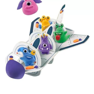 Игрушка для детей страше трех лет: Легкий пластилин ТМ "Лепи легко", набор "КосмоМО"