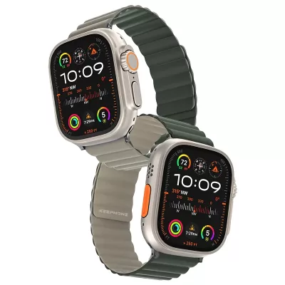 Ремешок KEEPHONE IWATCH 42/44/45/49 MM GREEN/WHITE