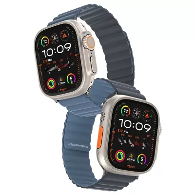 Ремешок KEEPHONE IWATCH 42/44/45/49 MM LIGHT BLUE/DARK BLUE