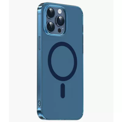 Чехол для iPhone 15 Pro KEEPHONE X-CRYSTAL SLIM MAGSAFE MC0123 (BLUE)