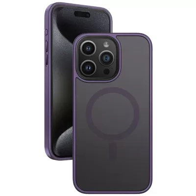 Чехол для iPhone 15 Pro KEEPHONE MAGO (PURPLE)