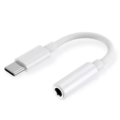 Аудио кабель MRM KY100 Type-C - AUX 3.5mm (белый)